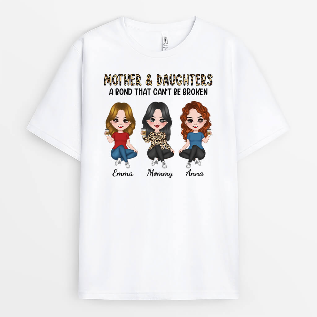 Personalized Mother & Daughters T-shirt