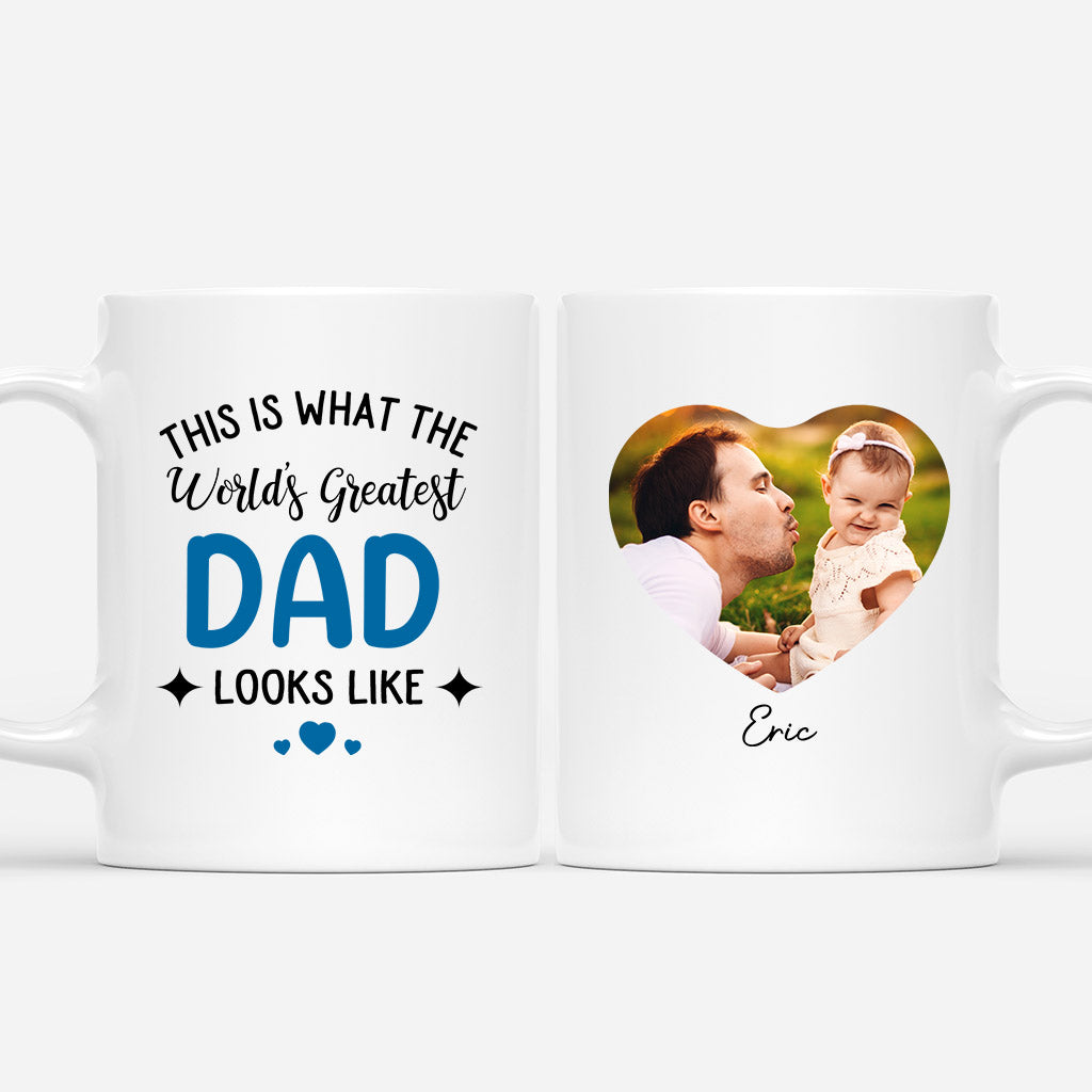 Personalized Best Dad Looks Like Mug