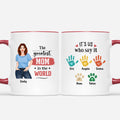 Personalized Greatest Mom In The World Mug