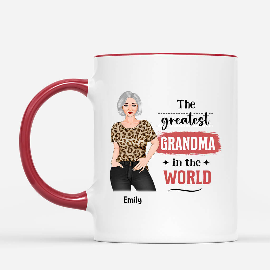 Personalized Greatest Mom In The World Mug