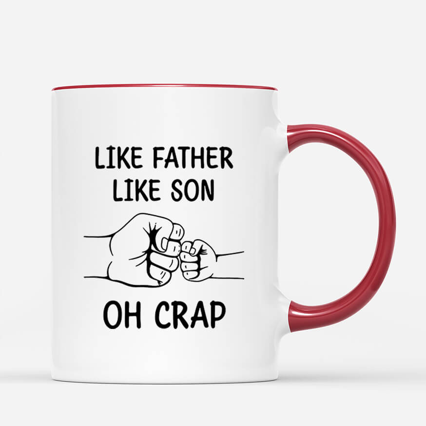 Personalized Like Father Like Daughter Mug
