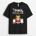 Personalized The Snack Dealer - Cats T-shirt