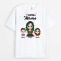Personalized Super Mama T-shirt