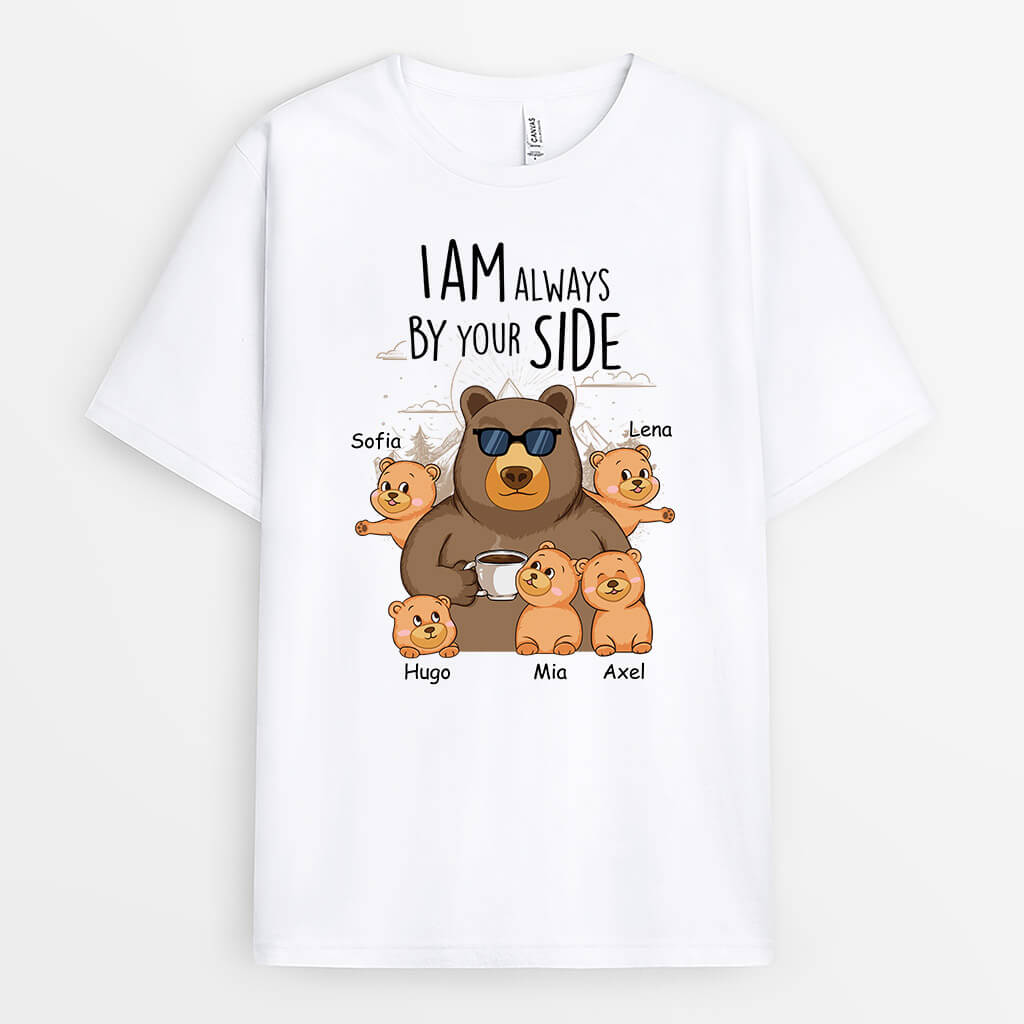 Personalized I Am Always By Your Side - Papa T-shirt
