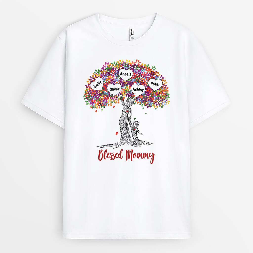 Personalized The Best Mom T-shirt