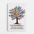 Personalized Grandchildren Fill A Place In Your Heart You Never Knew That Was Empty Canvas