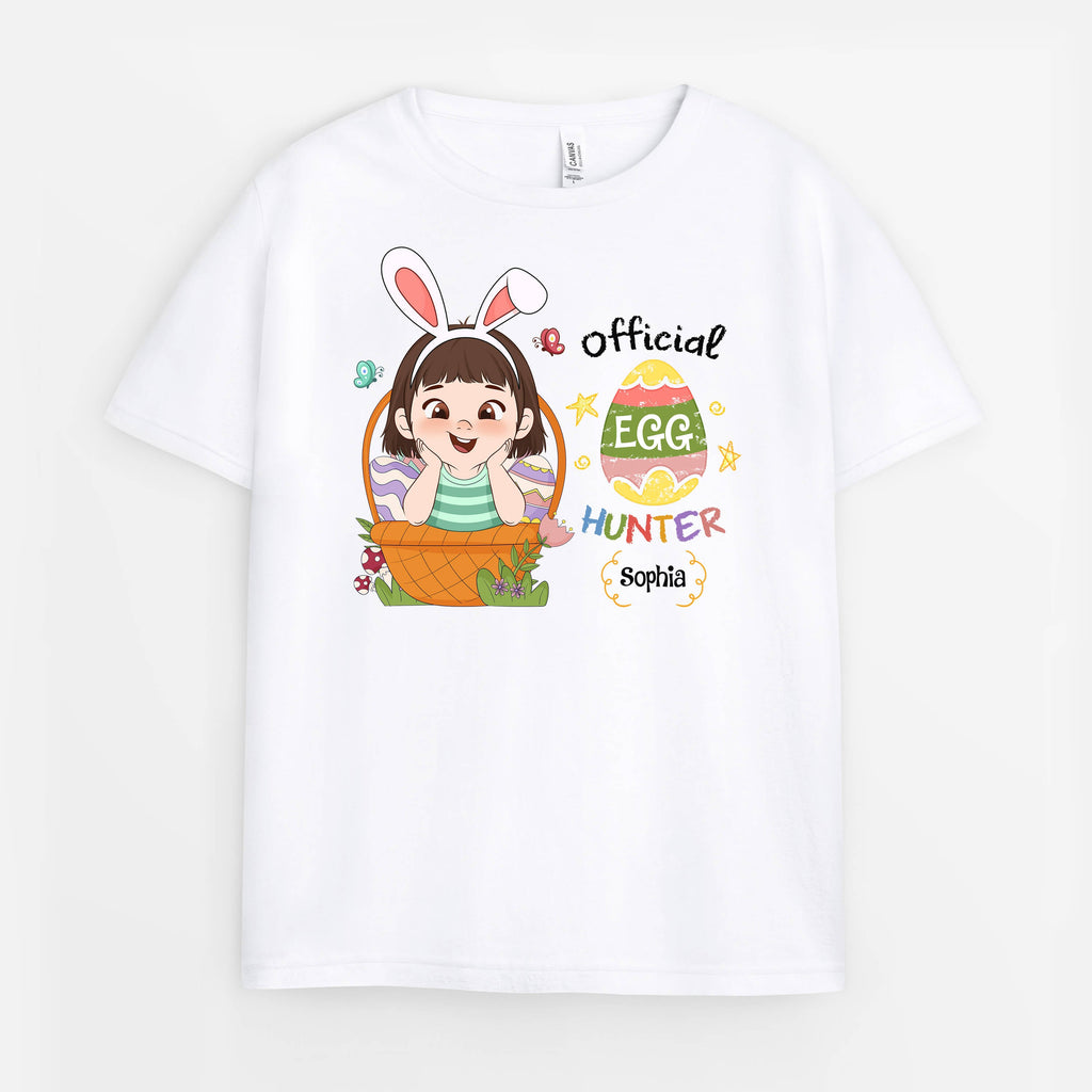 Personalised Official Egg Hunter Kid T-shirt