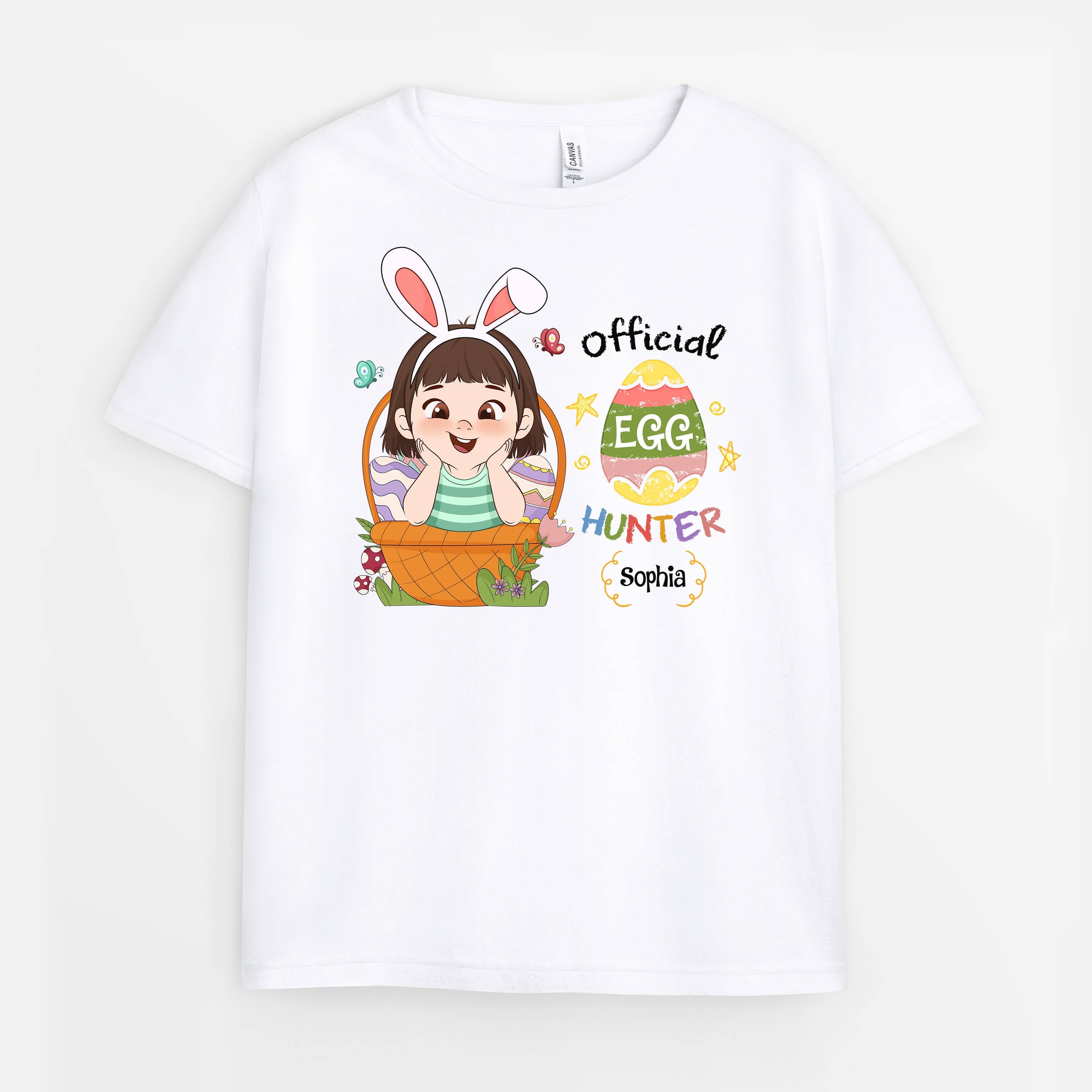 Personalised Official Egg Hunter Kid T-shirt