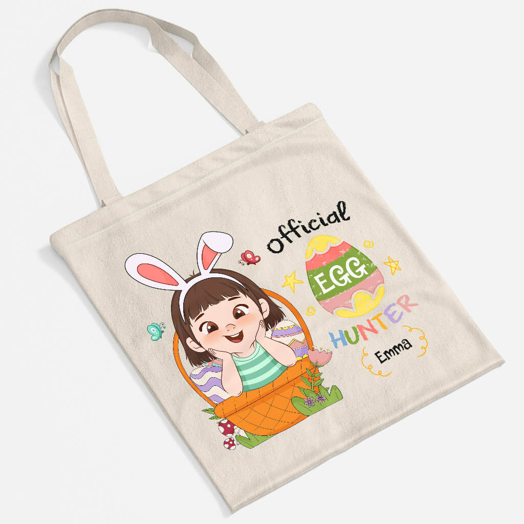 Personalized Official Egg Hunter Tote Bag