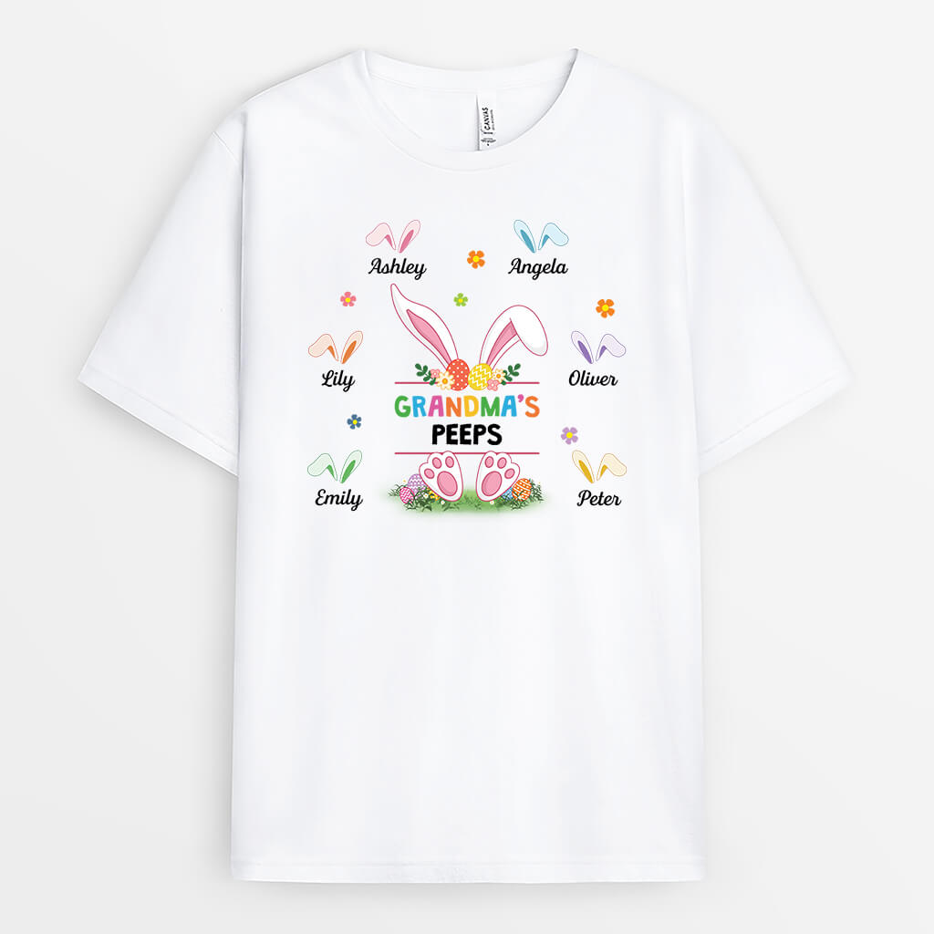 Personalized Grandma's Peeeps T-shirt