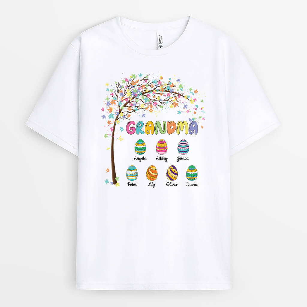 Personalized Grandma Easter T-shirt