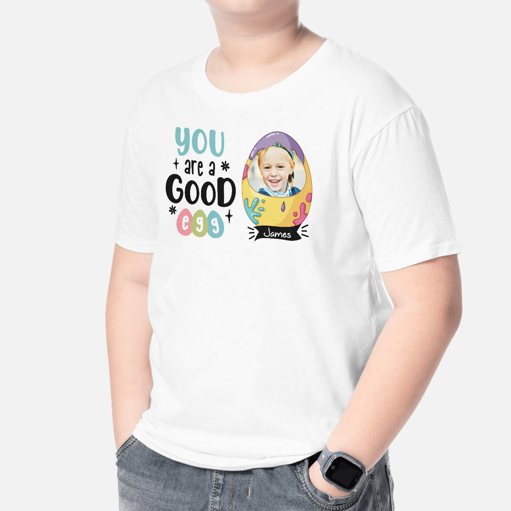 Personalized You Are A Good Egg Kid T-shirt