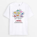 Personalized Grandchildren Hold Our Hands For Just A While But Our Hearts Forever T-shirt