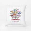 Personalized Grandchildren Hold Our Hands For Just A While But Our Hearts Forever Pillow