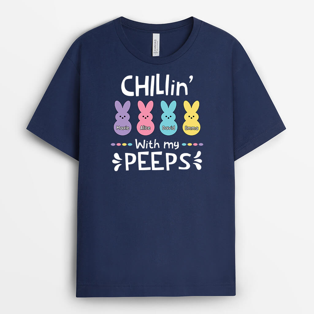 Personalized Chillin' With My Peeps T-shirt