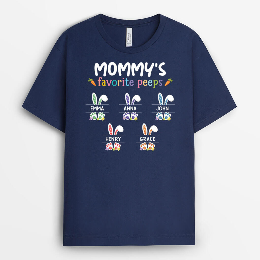 Personalized Grandma/Mommy's Favorite Peeps T-shirt
