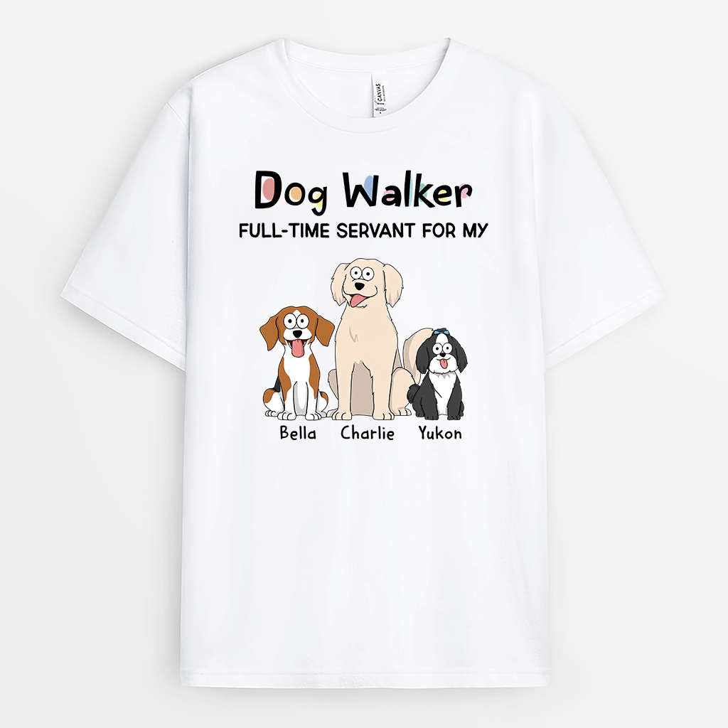 Full-time Dog Walker - Personalized Dog Shirt for Humans