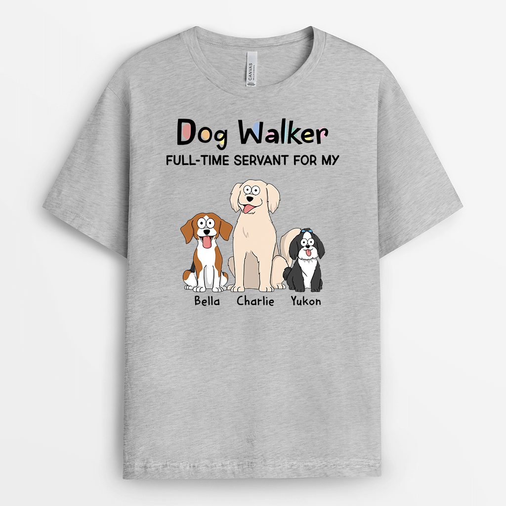 Full-time Dog Walker - Personalized Dog Shirt for Humans