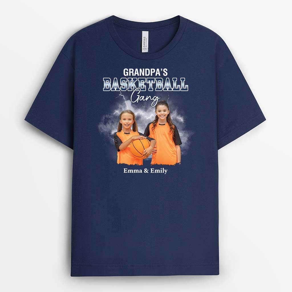 Personalized Grandpa's Football Gang T-shirt