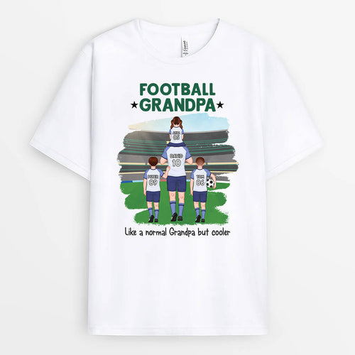 Football Daddy/Grandpa T-shirt - Customized Dad Gifts