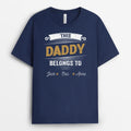 Personalized This Daddy/ Grandad belongs To T-shirt