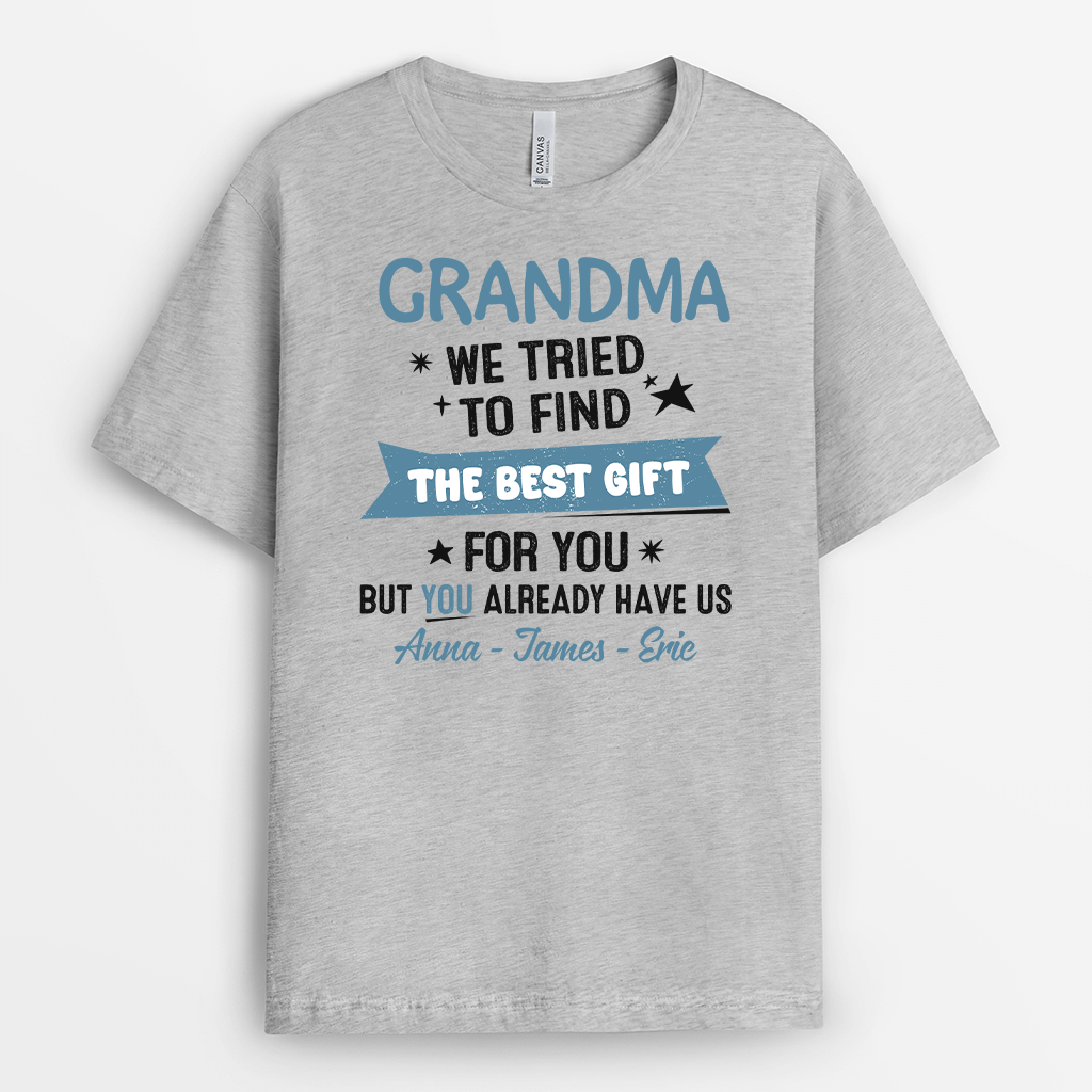 Personalized I Tried To Find The Best Gift For Mom Shirt
