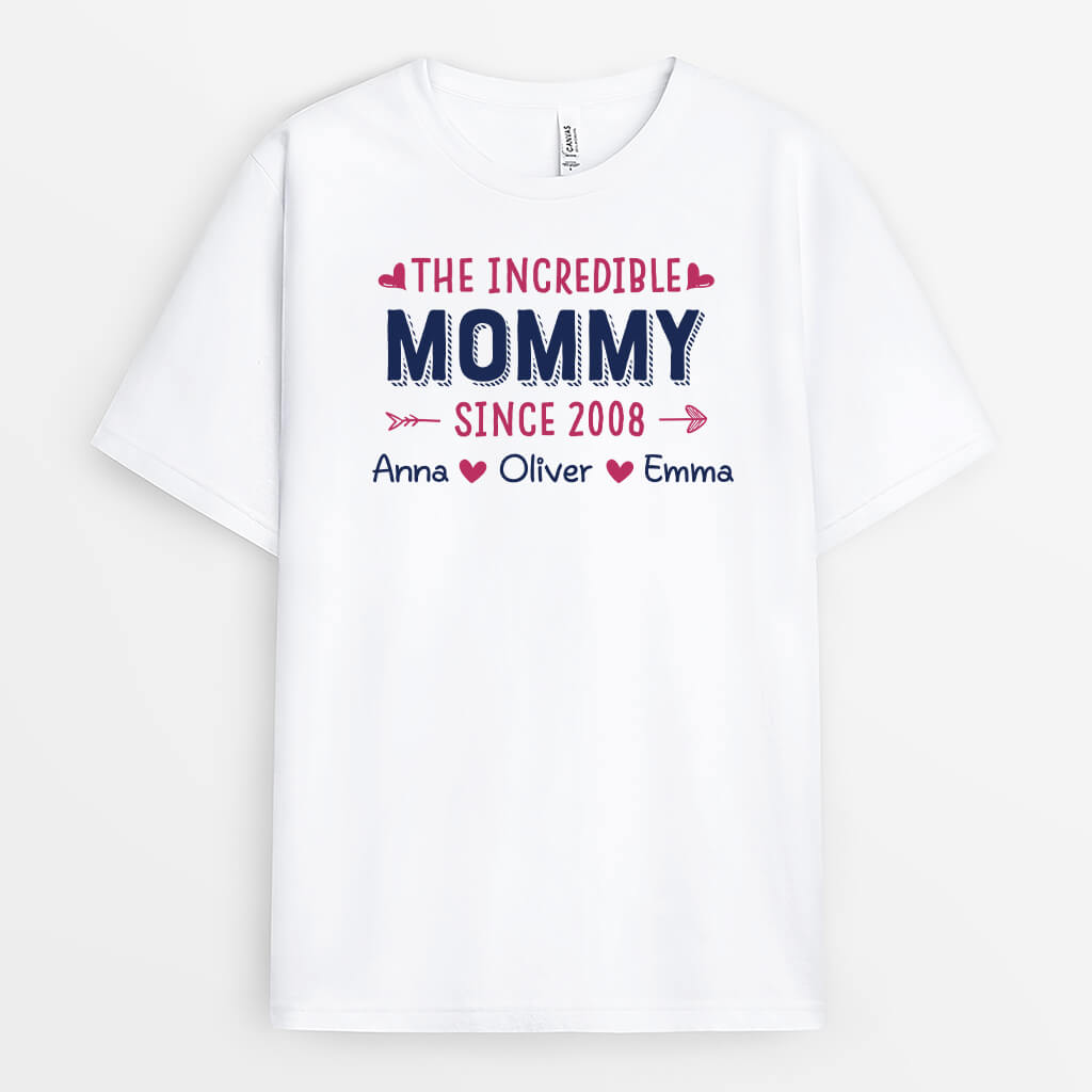 Personalized The Incredible Mom T-shirt