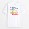 Personalized Father Acrostic Poem T-shirt