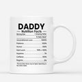 Personalized Mom/Dad Nutrition Facts Mug