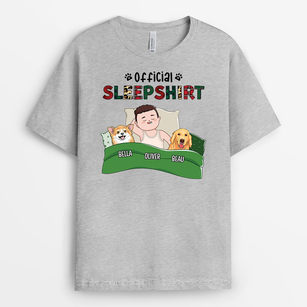 Official Sleepshirts For Dog Lovers - Custom Pet Apparel For Humans