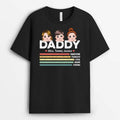 Personalized Handsome, Fearless And Cool Daddy T-shirt