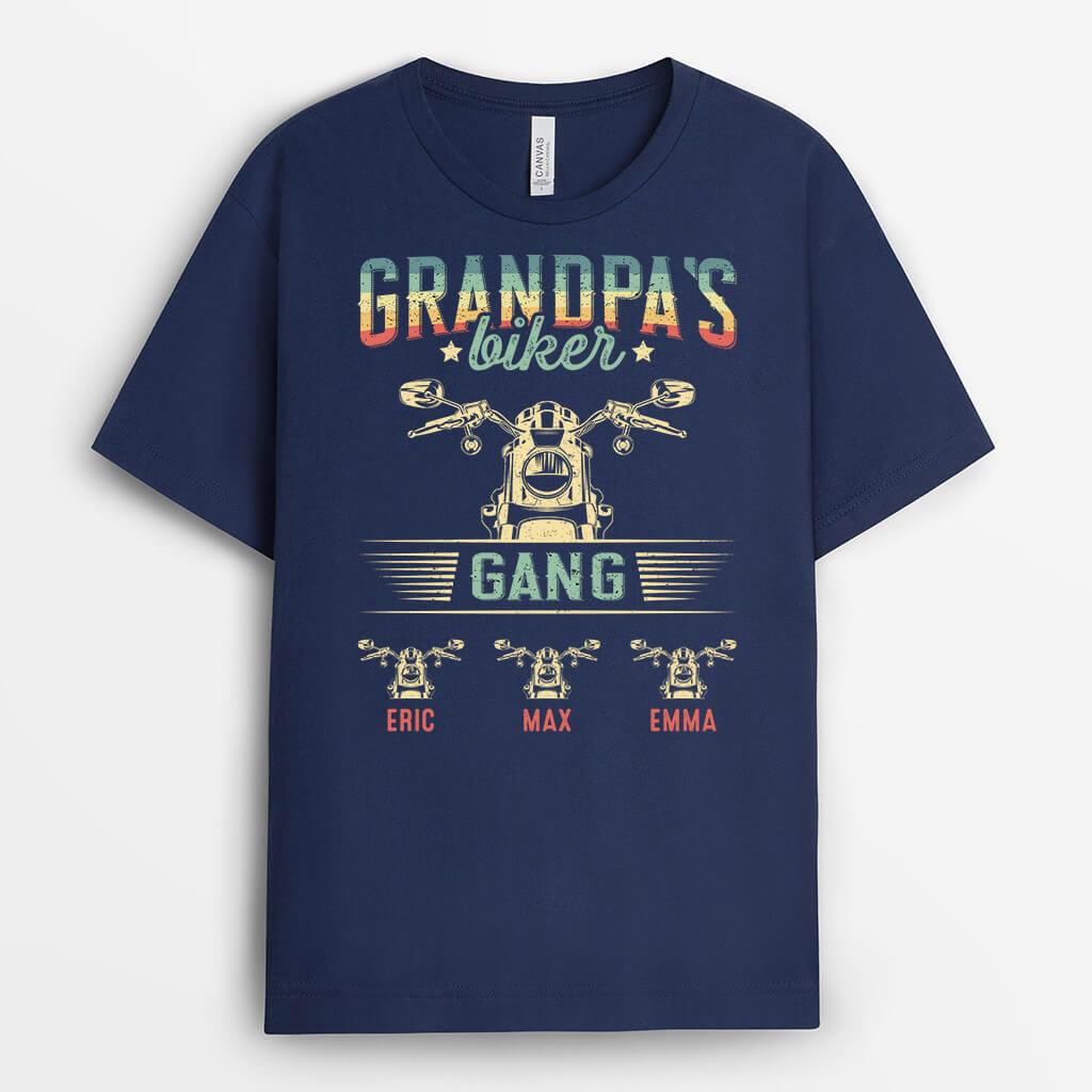 Personalized Daddy/Grandpa's Biker Gang T-shirt