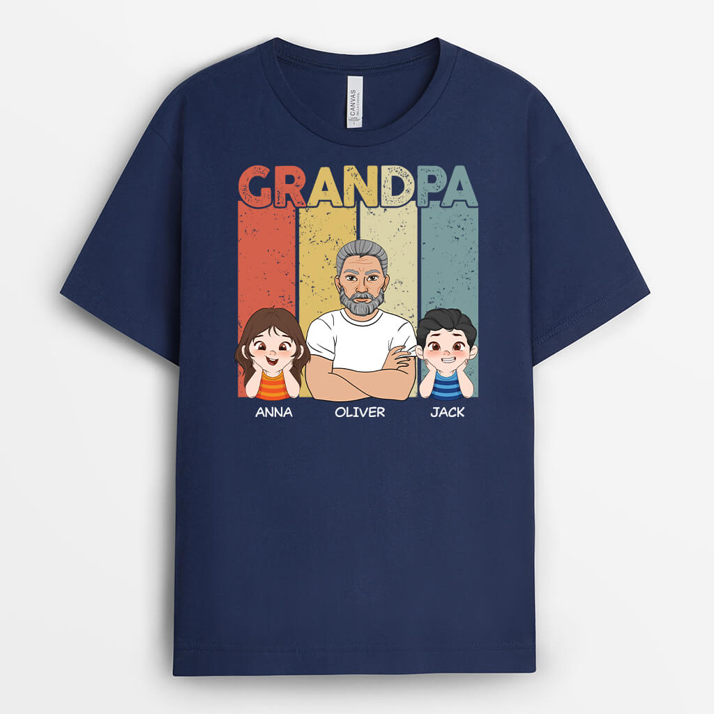 Personalized Grandad/Dad T-shirt