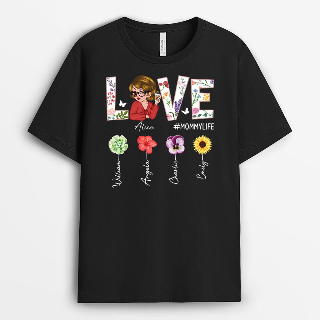 Personalized Love Garden T-shirt