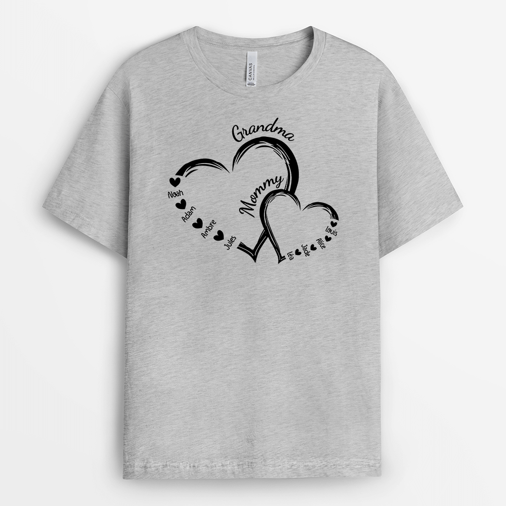 Personalized Mama With Love T-shirt