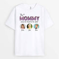 Personalized This Mommy Wears Her Heart On Her Shirt T-shirt