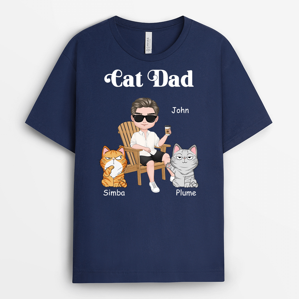Personalized Cat Mom/Dad T-shirt