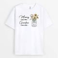 Personalized Mama And Grandma Date T-shirt