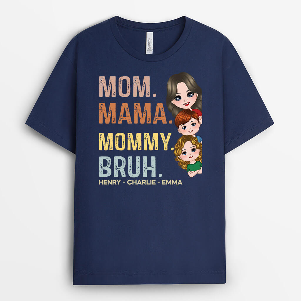 Personalized Dad Dada Daddy Bruh T-shirt