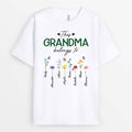 Personalized Grandma Gift - This Grandma Belongs To Shirt