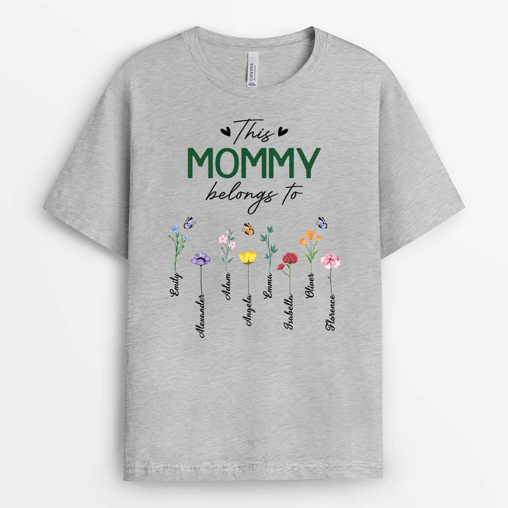 Personalized Grandma Gift - This Grandma Belongs To Shirt