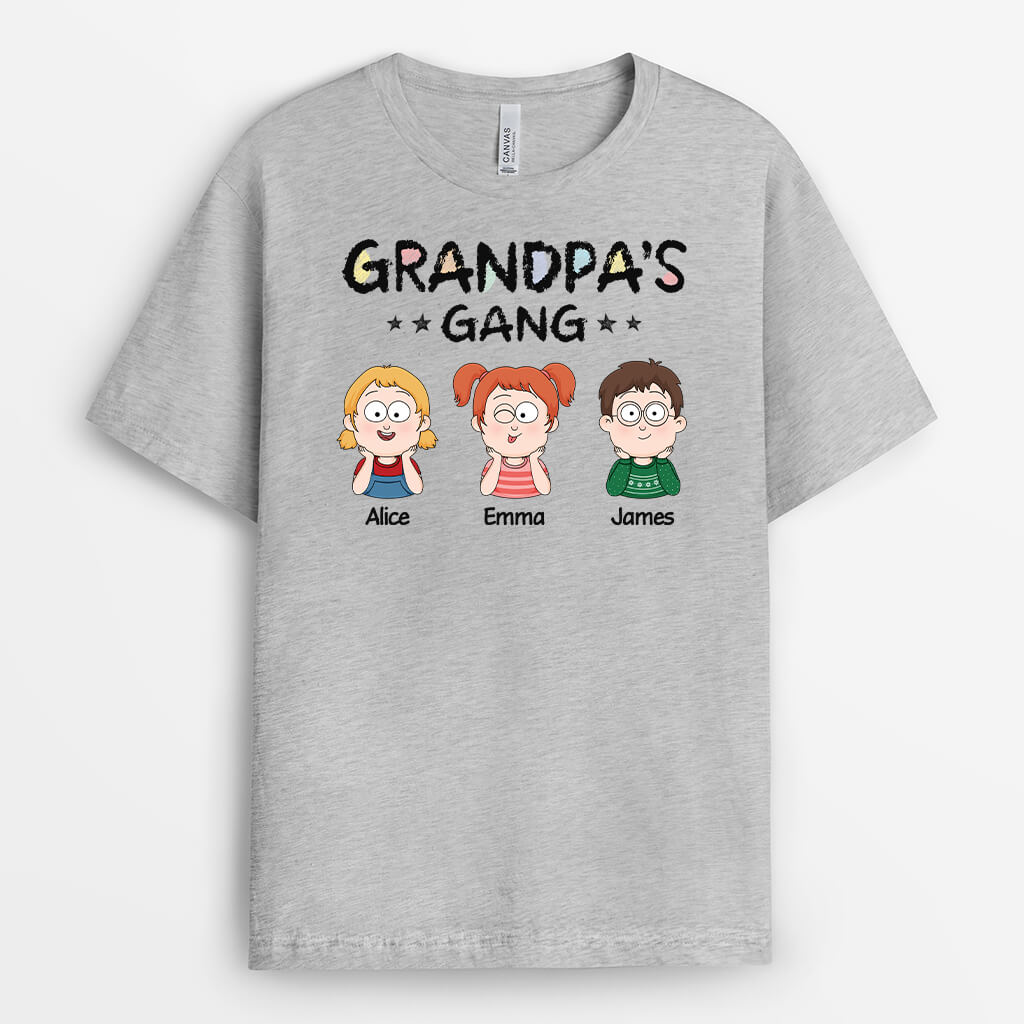 Personalized Star Mommy/Grandma's Gang T-shirt