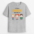 Personalized This Daddy/Grandpa Belongs To T-shirt