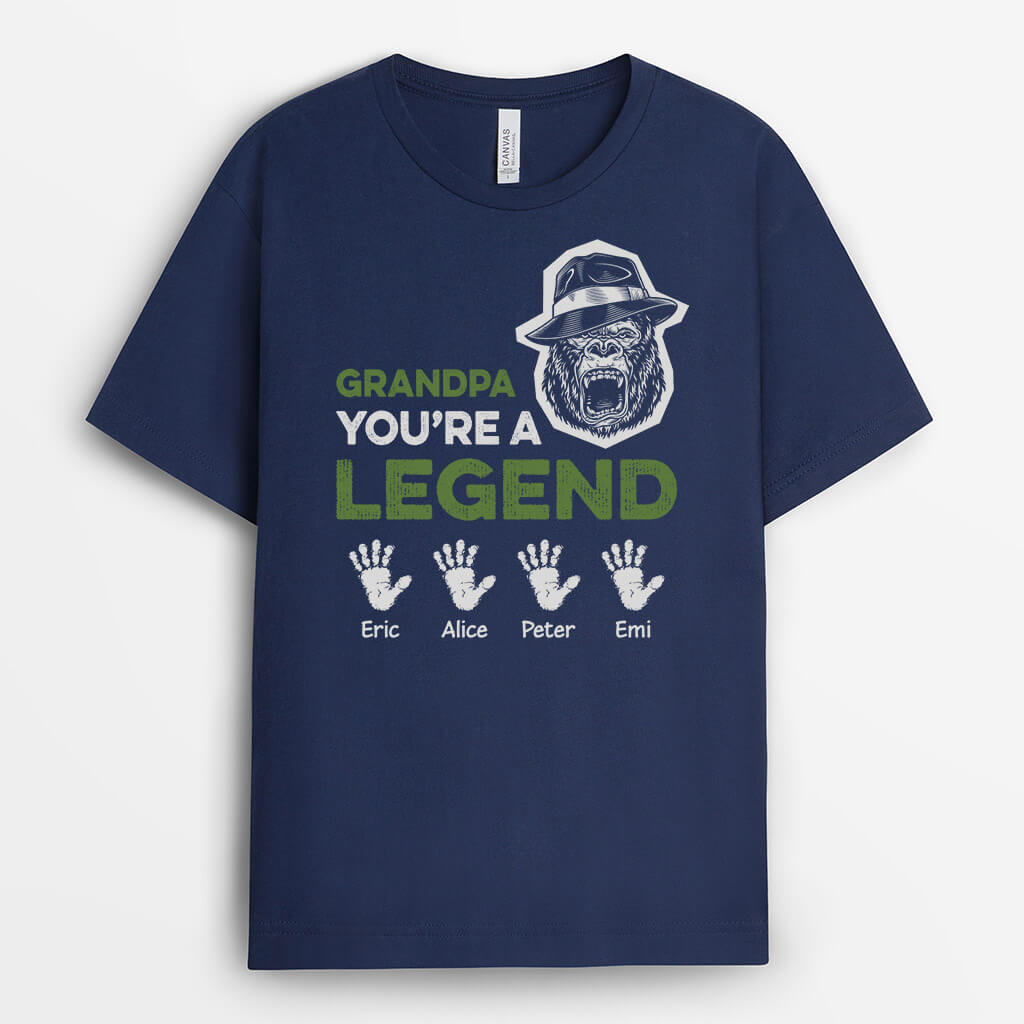 Personalized Dad You're A Legend T-shirt