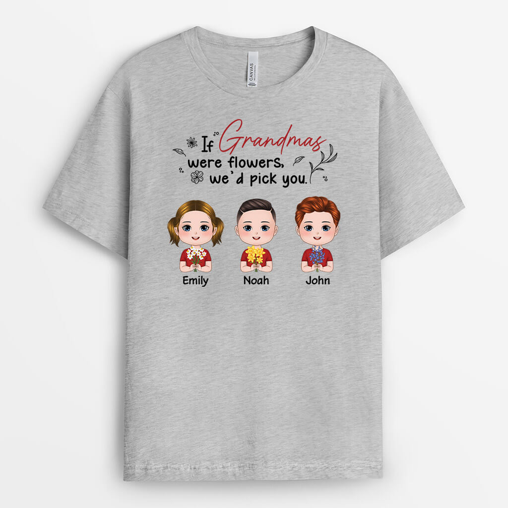 Personalized If Nannies Were Flowers We'd Pick You T-shirt