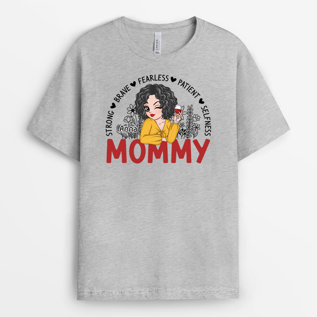 Personalized Mommy's Flower Garden T-shirt