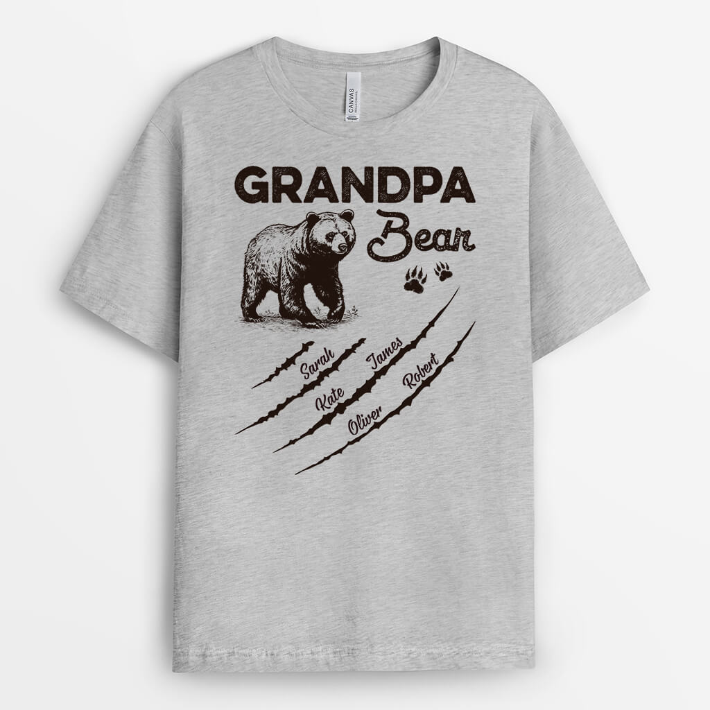 Personalized Papa Bear T-shirt