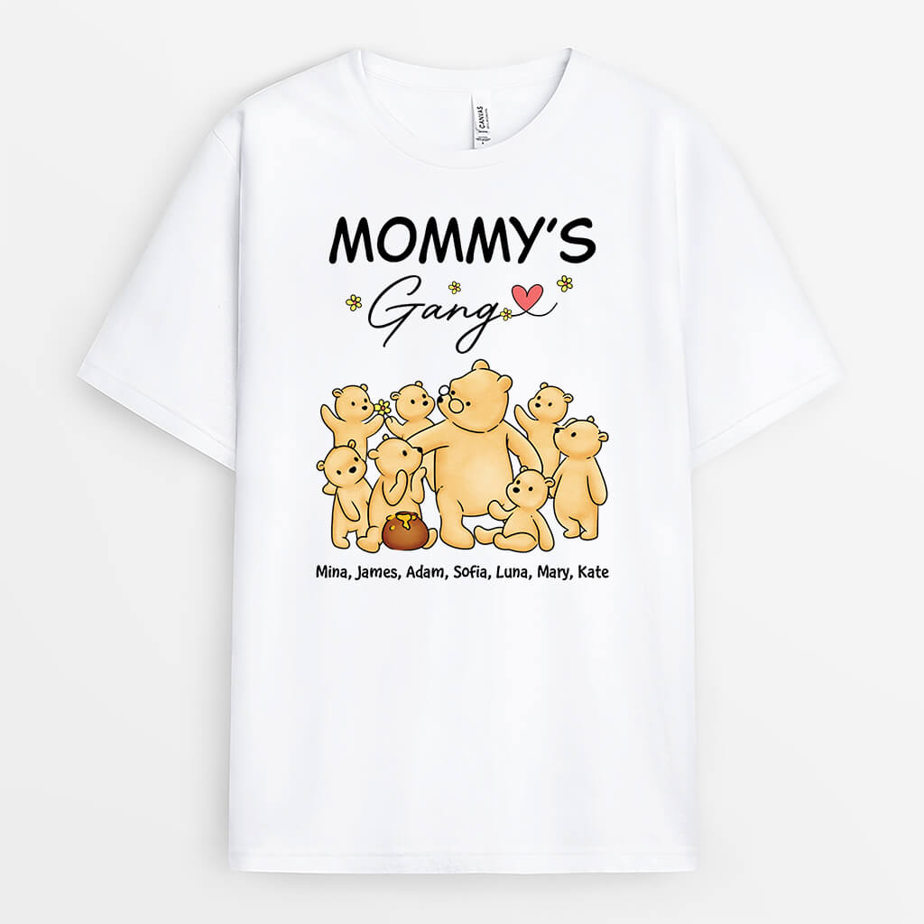 Personalized Mommy/Grandma's Gang Bears T-shirt