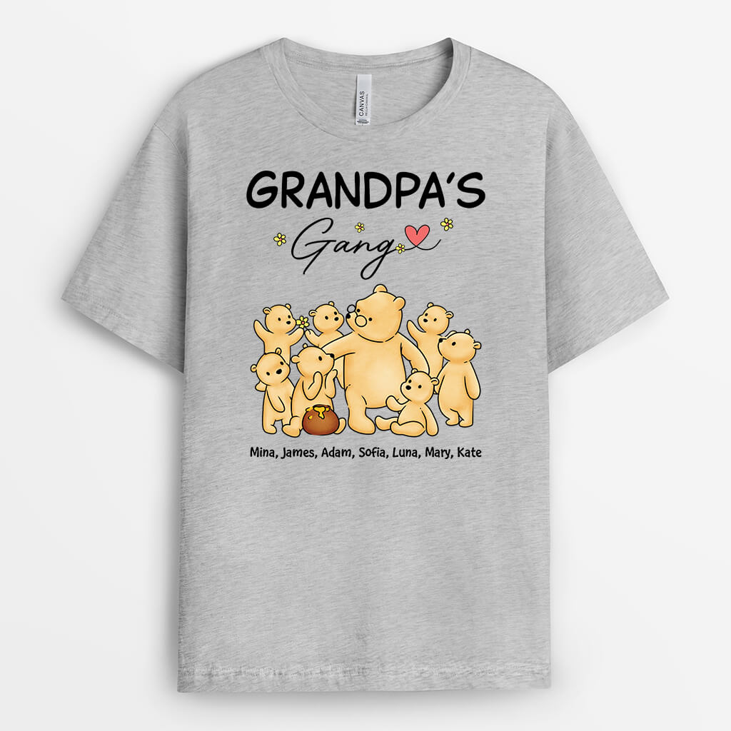 Personalized Mommy/Grandma's Gang Bears T-shirt