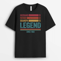 Personalized Husband Father Grandpa Legend T-shirt